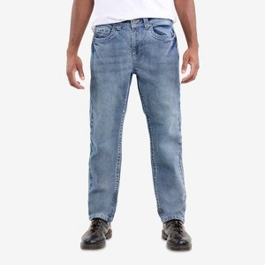 CULTURA Men's Saddle Stitch Relaxed Slim Fit Jeans - 1 of 4