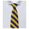 Jacob Alexander Boys’ College Stripe Pre-Tied Zipper Necktie – 14" - 3 of 4