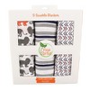 Yoga Sprout Baby Boy Cotton Muslin Swaddle Blankets, Lion, One Size - 2 of 2