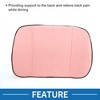 Unique Bargains Car Headrest Neck Seat Cushion Headrest Covers Lumbar Support Set - 3 of 4