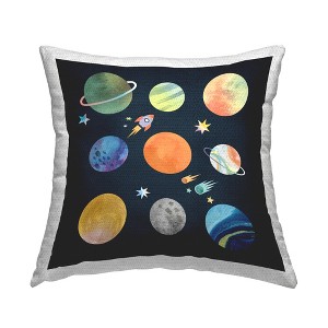 Stupell Industries Rocket Ship Solar System Outer Space Planets - 1 of 3