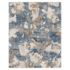 ABYNOW Area Rug – Machine Washable Soft Modern Abstract Carpet Non-Slip Floor Rug - 1 of 3