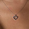 Pompeii3 1/2Ct Blue Sapphire & Diamond Heart Pendant in 14k White, Yellow, or Rose Gold - 3 of 4