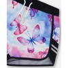 Deux par Deux Girl Printed Athletic Short Pink, Blue and Butterflies - 4 of 4