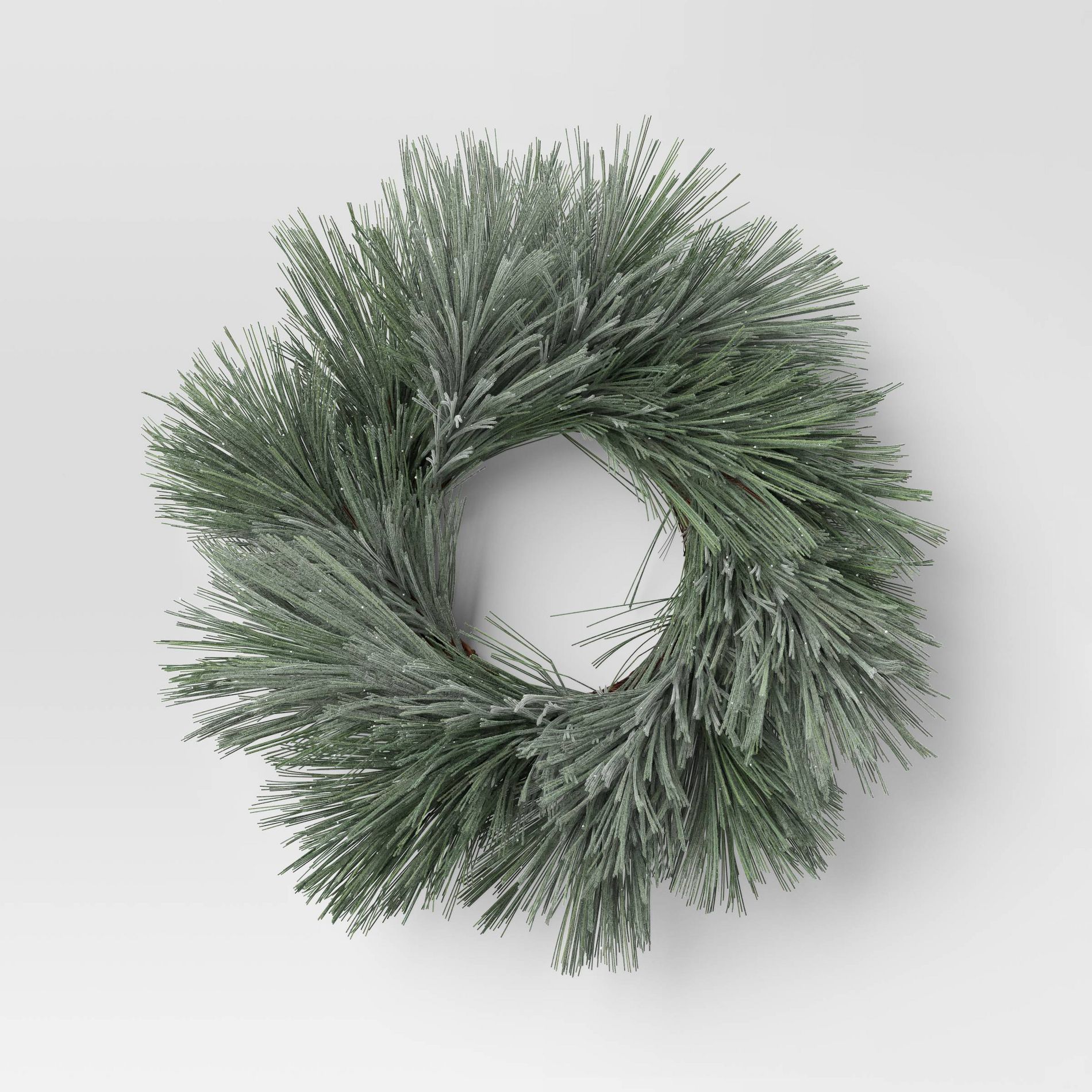 Shimmer Long Needle Christmas Wreath - Threshold™