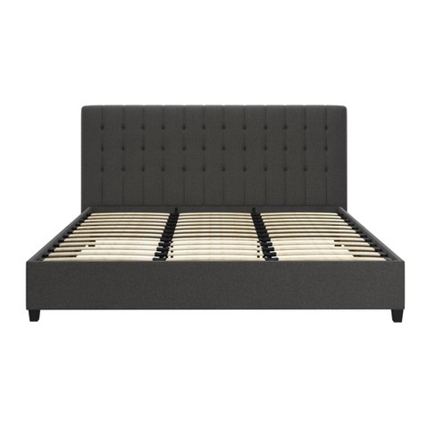 King Eve Upholstered Bed Gray - Room & Joy : Target