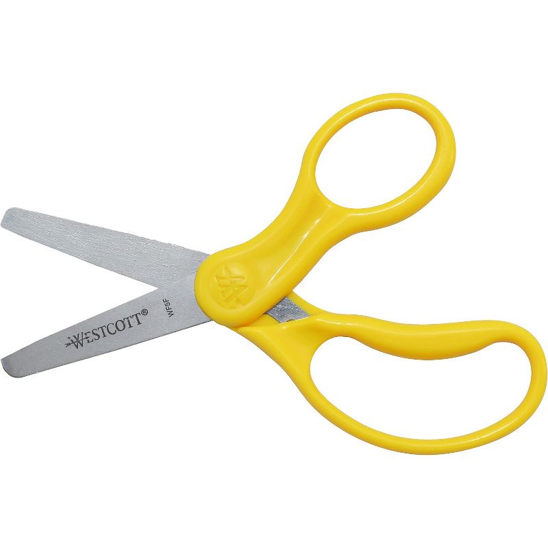 Westcott School 5 Stainless Steel Kid's Scissors Blunt 16454, 4 of 8