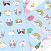 Carlton Cards 150ct Easter Stickers, Llamas, Dogs, Cats, Rainbows, and Rabbits - 3 of 4