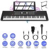 Kids 61-Key Electronic Keyboard Piano with Microphone, Recording & Music Stand, 100 Tones Rhythms Educational Musical Toy for Beginners - 2 of 4