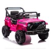 Lomsoe 12V Kids Ride-On Truck Car with Remote Control, 2WD, Shock Absorption, USB/MP3, Bluetooth, LED Lighting - 4 of 4