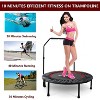 40 Inch Mini Exercise Trampoline for Adults or Kids - Indoor Fitness Rebounder Trampoline with Safety Pad - 4 of 4