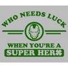 Men's Marvel St. Patrick's Day Iron Man No Luck Needed T-Shirt - 2 of 4