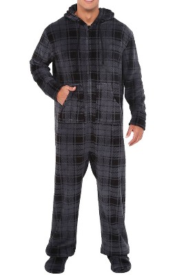 Mens flannel pajamas onesie new arrivals