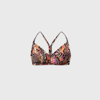 snake print bralet