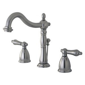Victorian Widespread Bathroom Faucet Satin Nickel - Kingston Brass, Satin Nickle