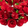 Northlight Wooden Roses Floral Artificial Valentine's Day Heart Wreath - 13.5" - Red - 4 of 4