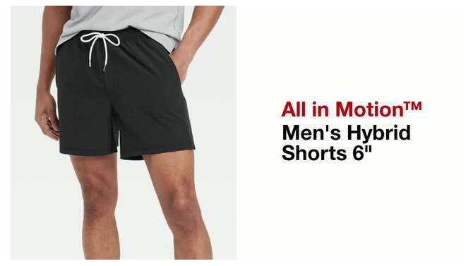 Men&#39;s Hybrid Shorts 6&#34; - All In Motion&#8482;, 2 of 5, play video