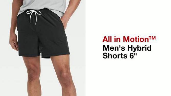 Men&#39;s Hybrid Shorts 6&#34; - All In Motion&#8482;, 2 of 4, play video