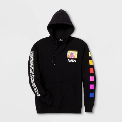 nasa graphic fleece hoodie