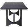 Mark & Day Jeffrey 30"H x 78"W x 39"D Modern Black Dining Table - 4 of 4