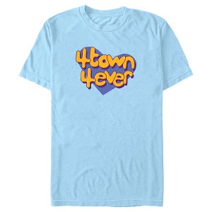 Men's Turning Red 4Town 4Eva Heart T-Shirt - 1 of 4
