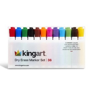 KINGART Dry Erase Markers 36 pc - 1 of 4