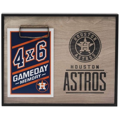 Mlb Houston Astros Baseball Field Metal Panel : Target