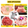 VEVOR 110V Commercial Meat Cutter Machine 1100LB/H Electric Meat Cutting Machine 750W Commercial Meat Slicer 3mm Blade, Silver - 2 of 4
