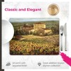 Pimpernel Tuscany Placemats - Set of 4 Rectangular Cork Backed Dining Mats with Italian Countryside Design - Heat & Stain Resistant Table Mats - 3 of 4