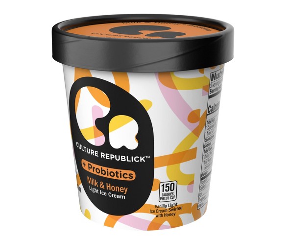 Culture Republick Milk & Honey Ice Cream - 1pt