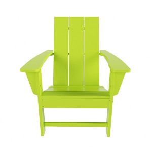 WestinTrends Ashore Modern Outdoor Patio Folding Adirondack Chair - 1 of 4