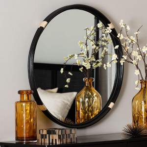 bali & pari Fenicia Round Rattan Wall Mirror - 1 of 4