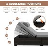 WhizMax Elegant Wicker Sun Lounger Outdoor Chaise Lounge Set of 2 with Adjustable Backrests For Sunbathing - 3 of 4
