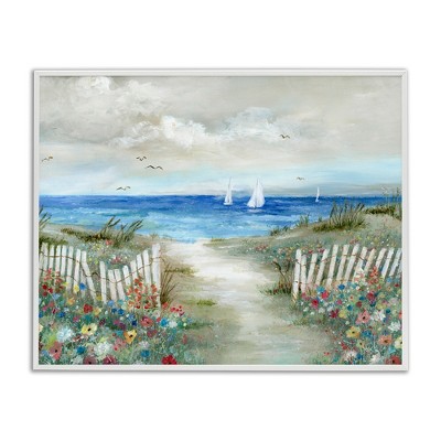 Stupell Industries Gorgeous Traditional Beach Scene, 14" x 11"