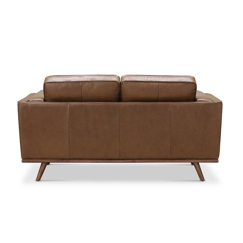 Taverly Leather Loveseat - Abbyson Living, 5 of 10