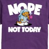 Men's - Garfield - Nope Not Today Sleepy Garfield Short Sleeve Graphic T-Shirt - 2 of 4