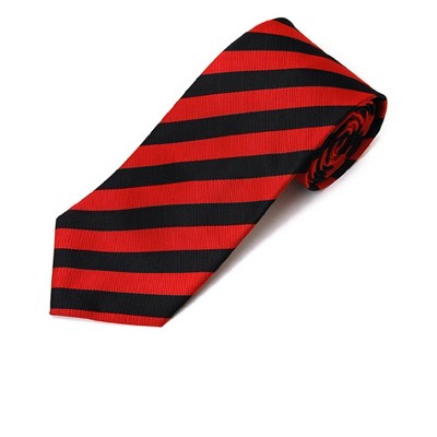 Men's College 1/2" Stripes Colored Woven Slim Neck Tie