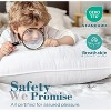 KWPZQEB Bedding Bed Pillow for Sleeping (White), Queen Size, Set of 1, Hotel Pillow, Cooling Pillows for Side, Back or Stomach Sleepers - 4 of 4