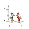 Disney Classics Donald & Daisy Sterling Silver Mismatched Earrings - 4 of 4
