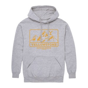 Men's - Yellowstone - Dutton Ranch Nature Art Graphic Fleece Pullover Hoodie - 1 of 4