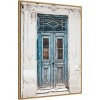 Amanti Art Blue Door Naxos by Bella Eve Canvas Wall Art Print Framed - 2 of 4