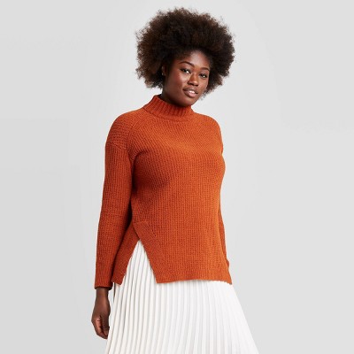 turtleneck tunic sweatshirt