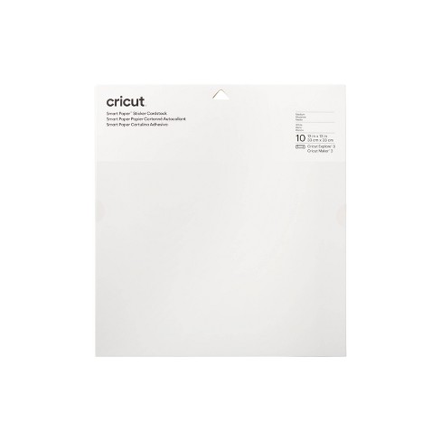 Cricut Joy Smart Paper Sticker Cardstock in White