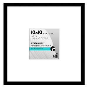 Americanflat 10x10 Picture Frame with Shatter-Resistant Glass - Use as ...