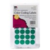 Charles Leonard Color Coding Labels, Green, 1000 Per Pack, 12 Packs - 2 of 2