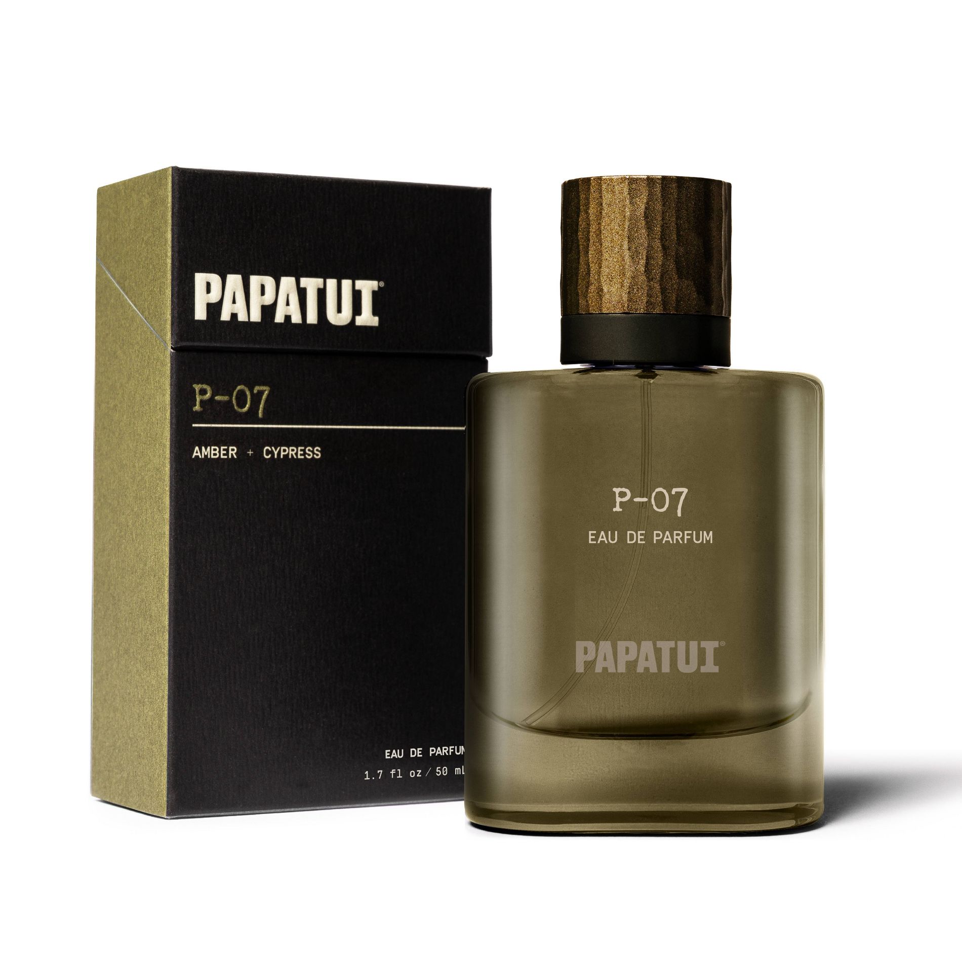 Papatui Men's Luxury P-07 Cologne Eau De Parfum - Amber & Cypress - 1.7 fl oz