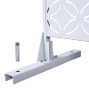 CAVINAS Matrix Metal Decorative Patio Screens, Outdoor & Indoor, Freestanding Decorative Privacy Screen for Deck Balcony Patio - 4 of 4
