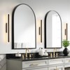 Rennnsan Selorine 23"W Hardwired Linear Modern LED Dimmable Wall Sconce in Black - 2 of 4