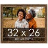 PosterPalooza | Textured Gold Picture Frame - UV Acrylic, Backing Board, Hanging Hardware Included - 2 of 4