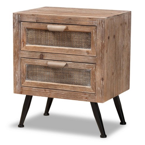 Rattan nightstand sales target